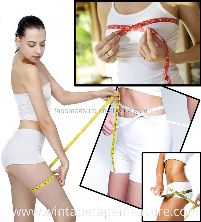 Keep Fitness Gym Promotional Gifts Cool Body Waist Tape Mesurements Inches For Sports Club